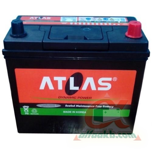 Авто аккумулятор Atlas Dynamic Power 6СТ-45 R+(MF55B24LS) Ёмкость 45 
Пусковой ток 430 
Размер 234*127*220