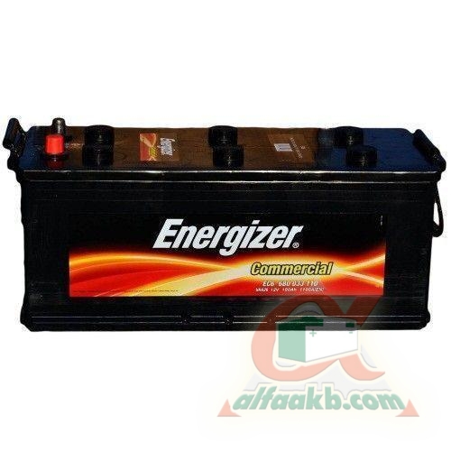 Вантажний акумулятор Energizer Commercial 6СТ-220L+(720018) Ємність 220  Пусковий струм 1150  Розмір 518*276*242