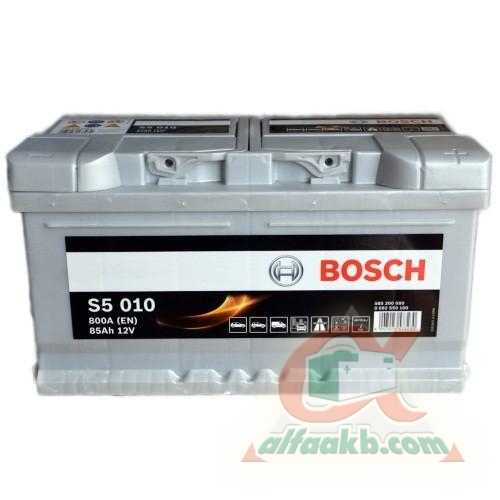 Автомобільний акумулятор Bosch S5 (0092S50100) 6СТ-85 R+(S5 010) Ємність 85  Пусковий струм 800  Розмір 315*175*175