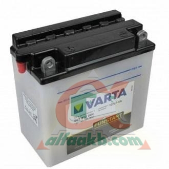 Авто акумулятор Varta Moto 6СТ-7 L+ 12N7-4A (507013004) Ємність 7  Пусковий Струм 40  Розмір 137*76*135