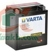 Автомобільний акумулятор Varta Moto 6СТ-14 L+ YTX16-4-1 YTX16-BS-1 (514901022) Ємність 14  Пусковий Струм 220  Розмір 150*87*161