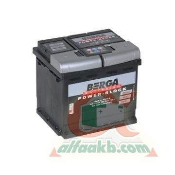 Автомобільний акумулятор Berga Power-Block 6СТ-54R+(554400053) Ємність 54  Пусковий струм 530  Розмір 207*175*190