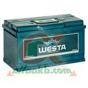 Авто акумулятор Westa 6ст-100 R+ Ємність 100  Пусковий Струм 850  Розмір 353*175*190