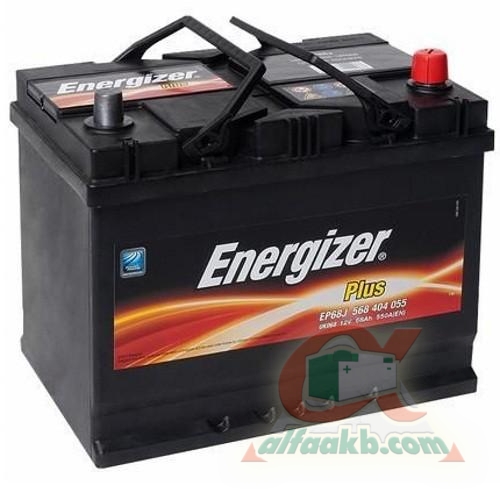 Авто акумулятор Energizer Plus 6СТ-68R+(568404055) J Ємність 68  Пусковий струм 550  Розмір 261*175*220