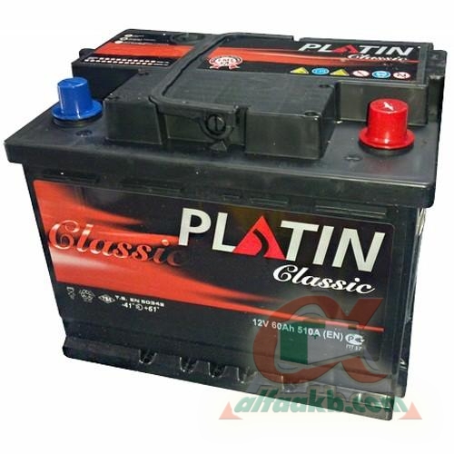 Авто акумулятор Platin Classic 6СТ-60 R+(5602090) Ємність 60  Пусковий Струм 510  Розмір 242*175*175