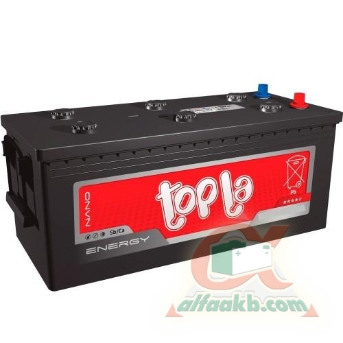 Вантажний акумулятор Topla Energy Truck 6СТ-190L+(0132179) Ємність 190  Пусковий струм 1100  Розмір 507*224*218