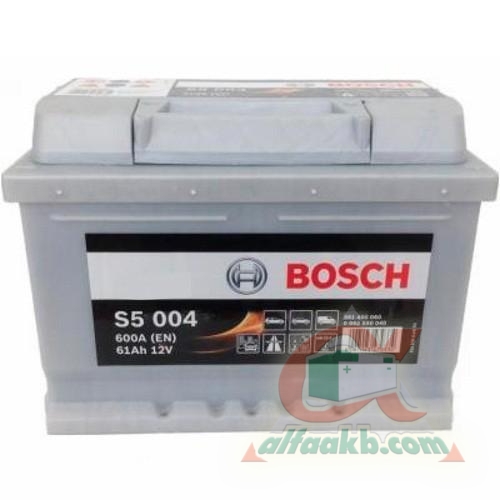 Автомобільний акумулятор Bosch S5 (0092S50040) 6СТ- 61 R+(S5 004) Ємність 61  Пусковий струм 600  Розмір 242*175*175