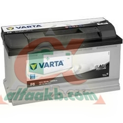 Авто акумулятор Varta Black Dynamic F6 (590122072) 6СТ-90 R+ Ємність 90  Пусковий струм 720  Розмір 353*175*190