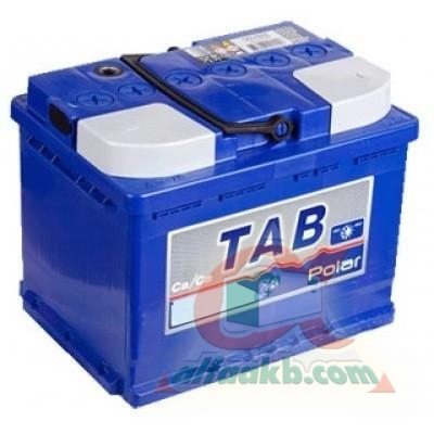 Авто акумулятор TAB Polar Blue 6СТ-55L+(55508 B) Ємність 55  Пусковий струм 550  Розмір 242*175*175