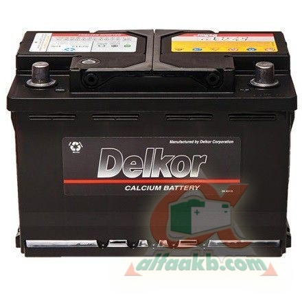 Авто аккумулятор Delkor 6СТ-74 R+ Ёмкость 74 
Пусковой ток 690 
Размер 277*174*190