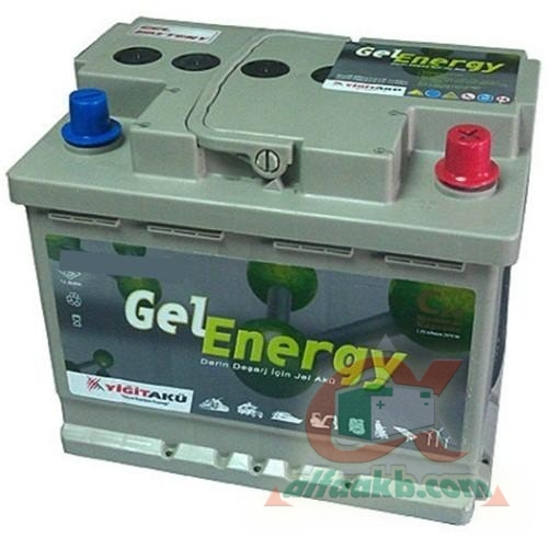 Авто акумулятор Platin Gel Energy 6СТ-38 R+ Ємність 38  Пусковий струм 220  Розмір 205*175*190