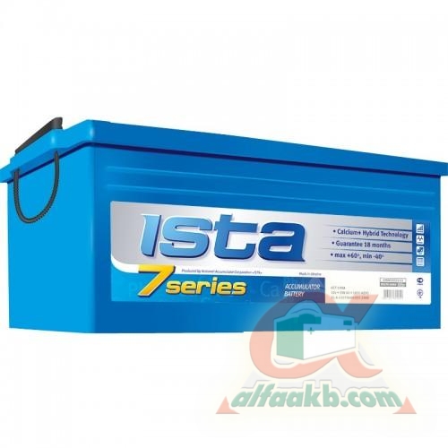 Вантажний авто акумулятор Ista 7 Series 6ст-190 R+ Ємність 190  Пусковий Струм 1050  Розмір 518*240*242