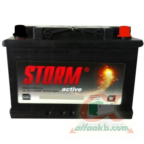 Авто аккумулятор Storm Active 6СТ-90R+ Ёмкость 90 
Пусковой ток 700 
Размер 353*175*190