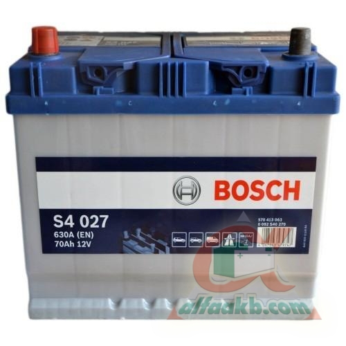 Автомобільний акумулятор Bosch S4 J (0092S40270) 6СТ- 70 L+(S4 027) Ємність 70  Пусковий струм 630  Розмір 261*175*220