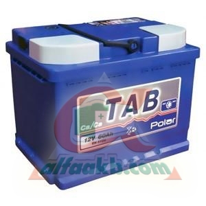 Авто акумулятор TAB Polar Blue 6СТ-60R+(56001 B) Ємність 60  Пусковий струм 560  Розмір 207*175*190