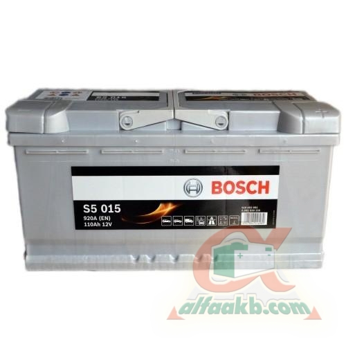 Автомобільний акумулятор Bosch S5 (0092S50150) 6СТ- 110 R+(S5 015) Ємність 110  Пусковий струм 920  Розмір 393*175*190