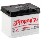Авто аккумулятор A-mega Ultra Plus 6СТ- 64 R+