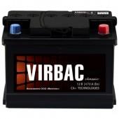 Авто акумулятор Virbac Classic 6СТ-60 R+ низький корпус